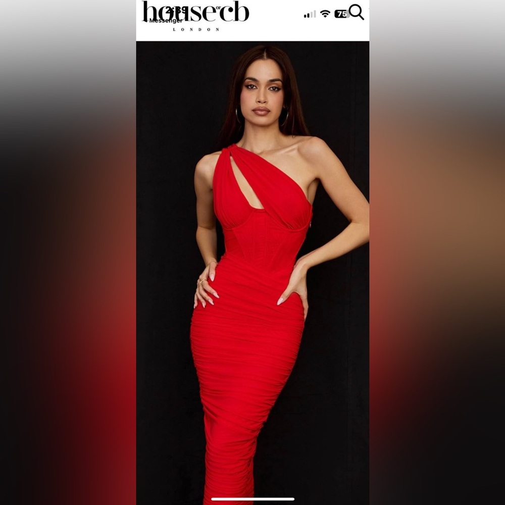 House of Cb Valentina red dress